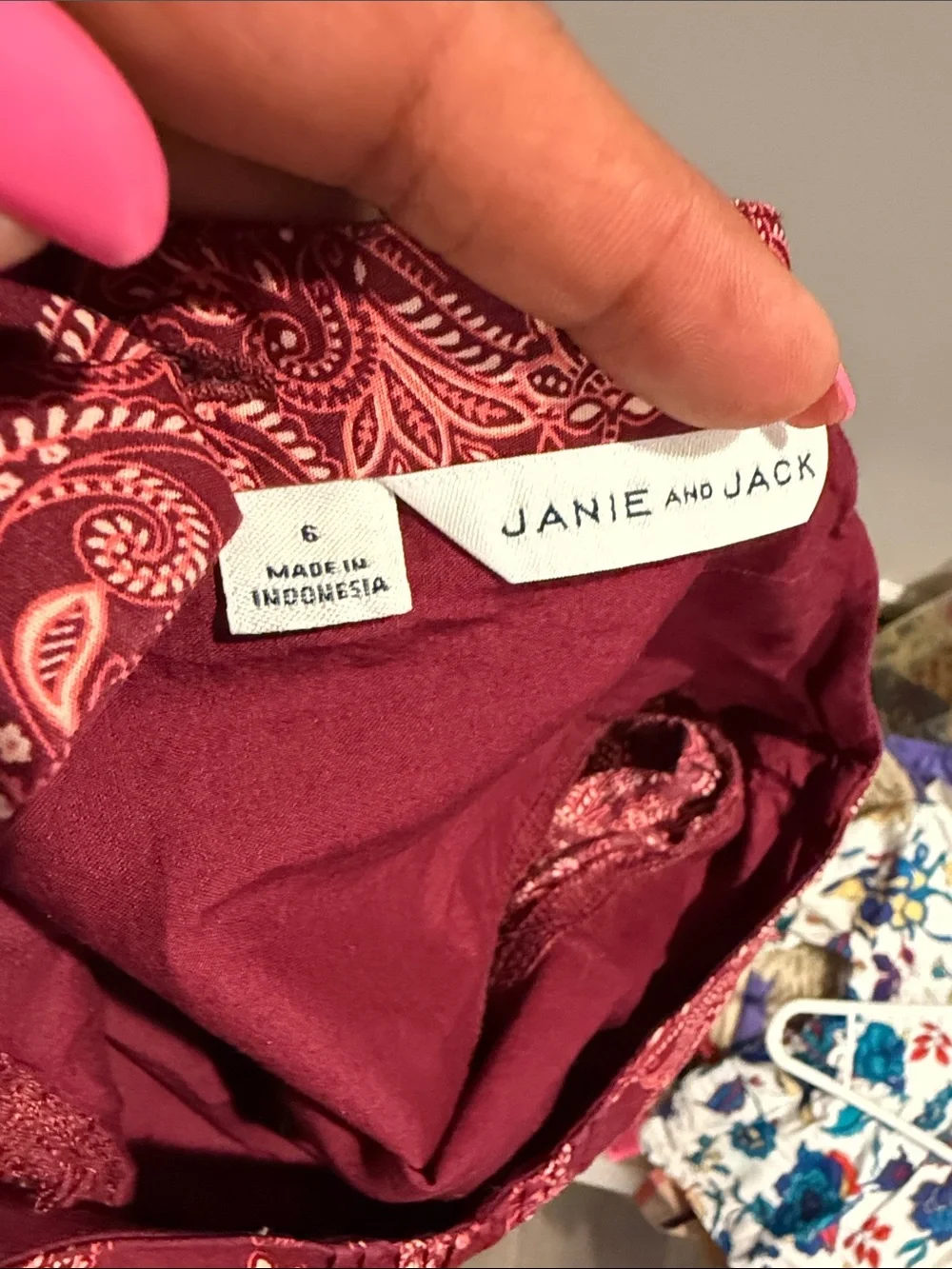 Janie and Jack Red Floral Button-Front Top, romper and floral shorts